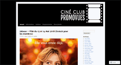 Desktop Screenshot of cineclubpromovues.org