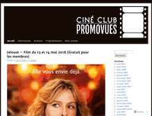 Tablet Screenshot of cineclubpromovues.org